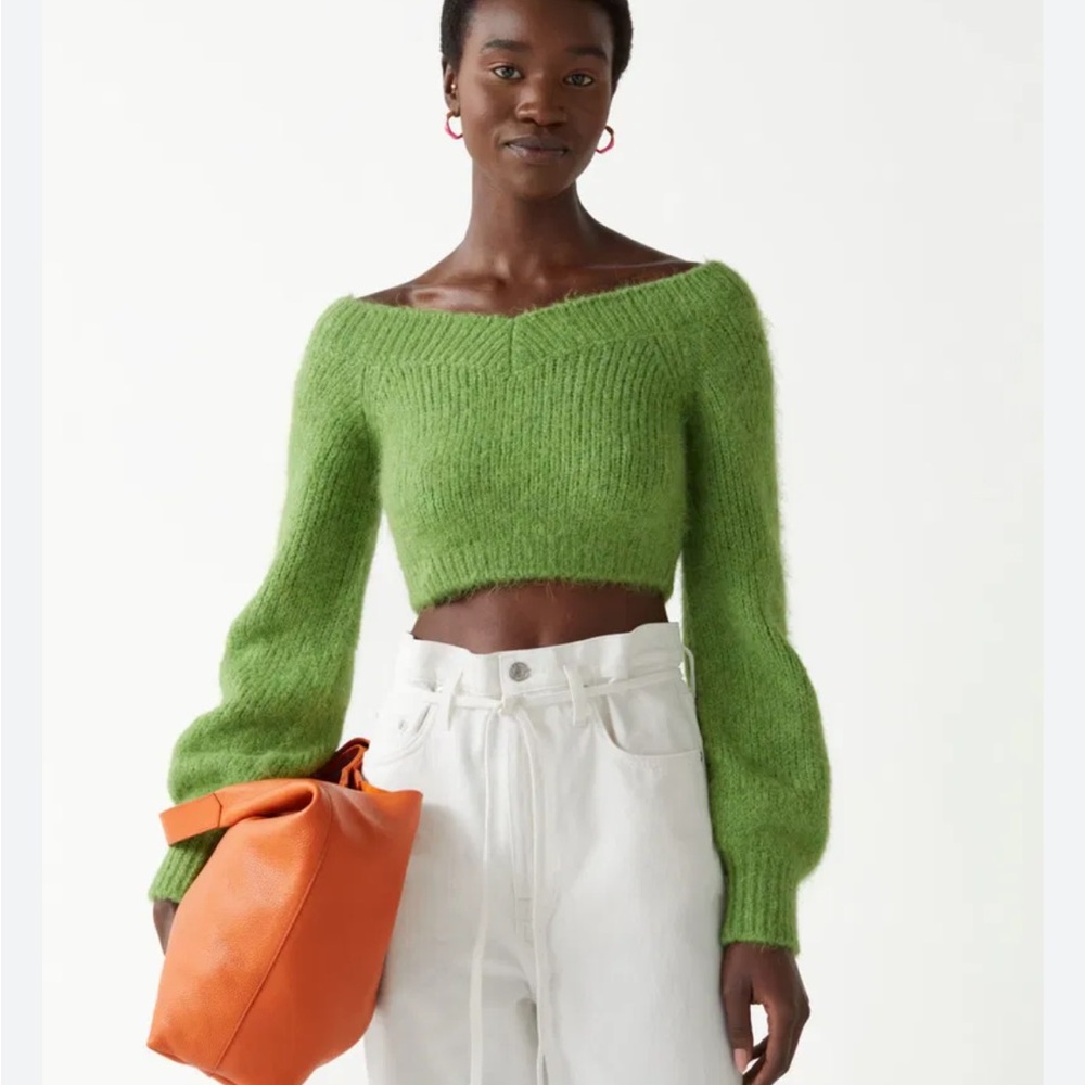 And other stories green sweater